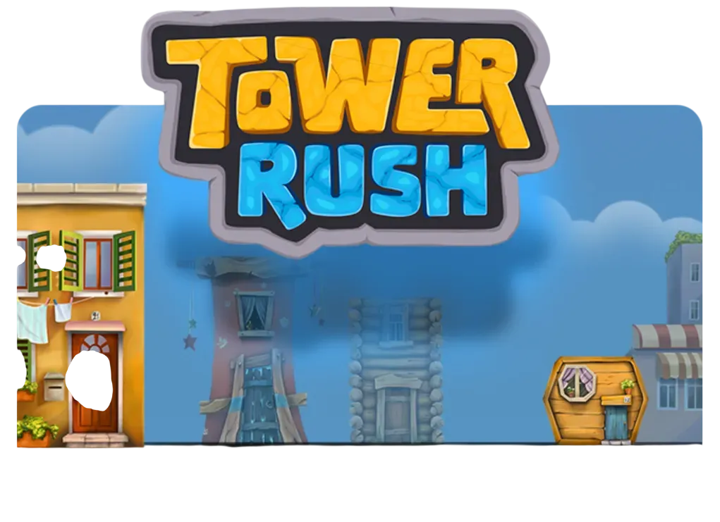 Tower rush strategy diagram showing early game build order sequence